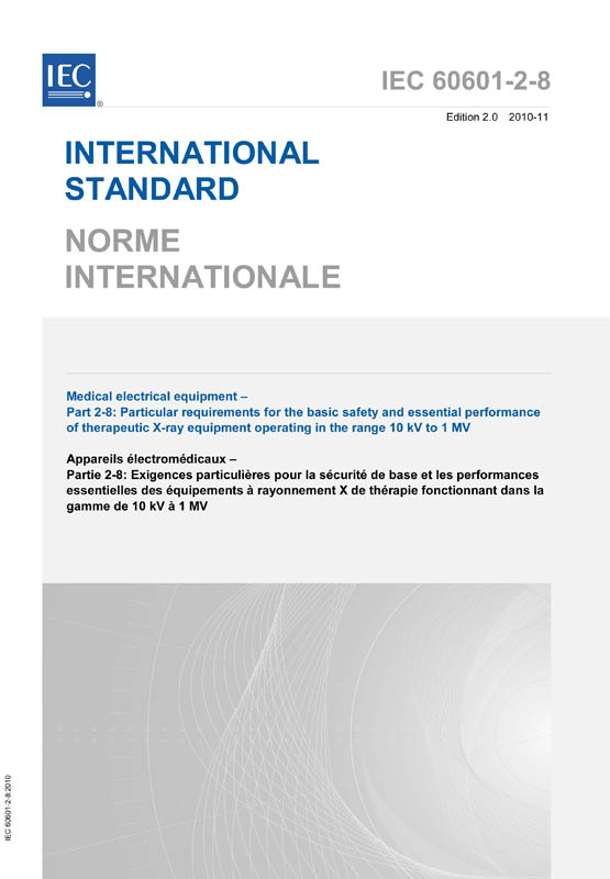 Cover IEC 60601-2-8:2010